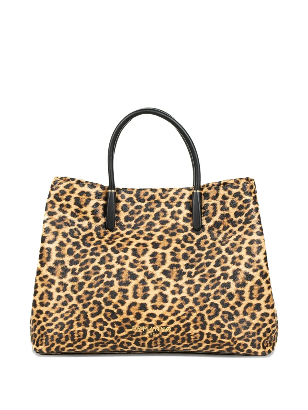 ERMANNO FIRENZE Virginia leopard-print tote bag - Bruin