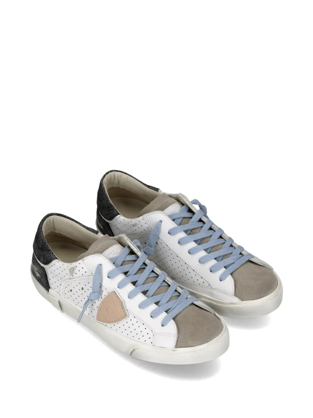 Philippe Model Paris PRSX geperforeerde sneakers Wit