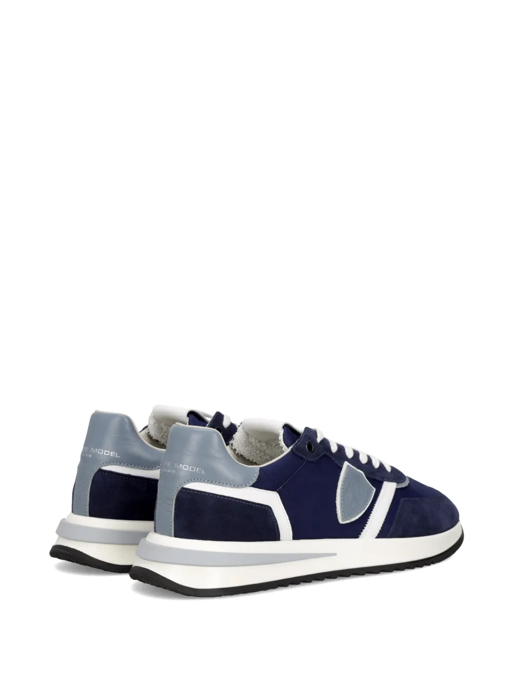 Philippe Model Paris Tropez sneakers met vlakken Blauw
