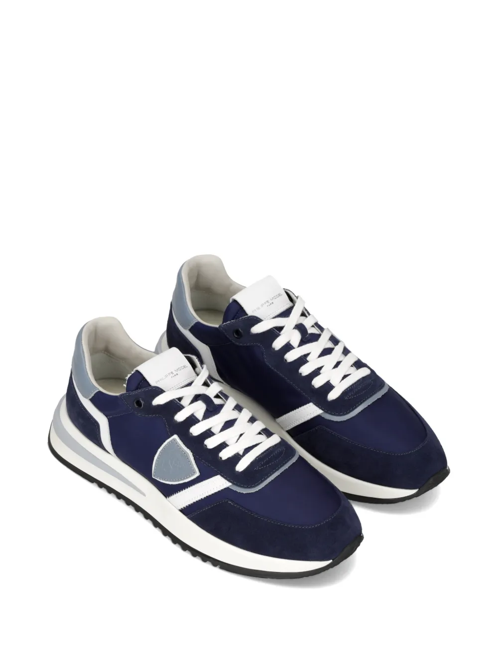 Philippe Model Paris Tropez sneakers met vlakken Blauw
