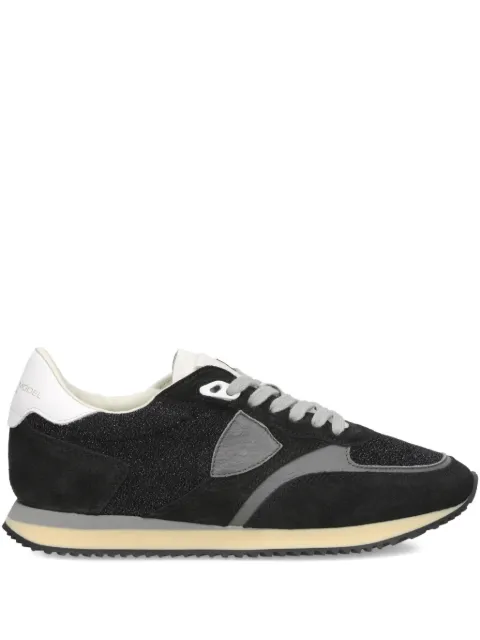 Philippe Model Paris Blville suede panelled trainers