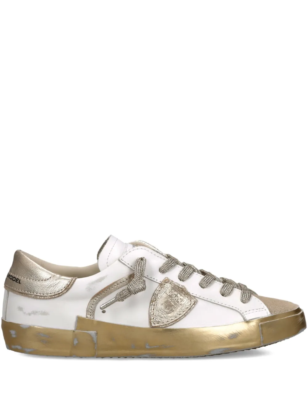 Philippe Model Paris Sneakers Prsx con design a inserti - Bianco