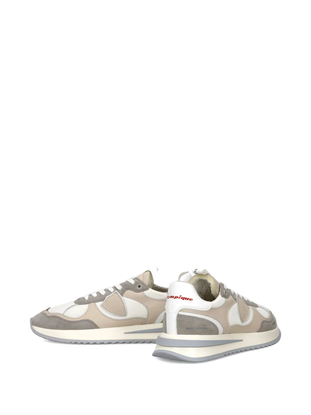 Philippe Model Paris Olympique sneakers met ronde neus Beige