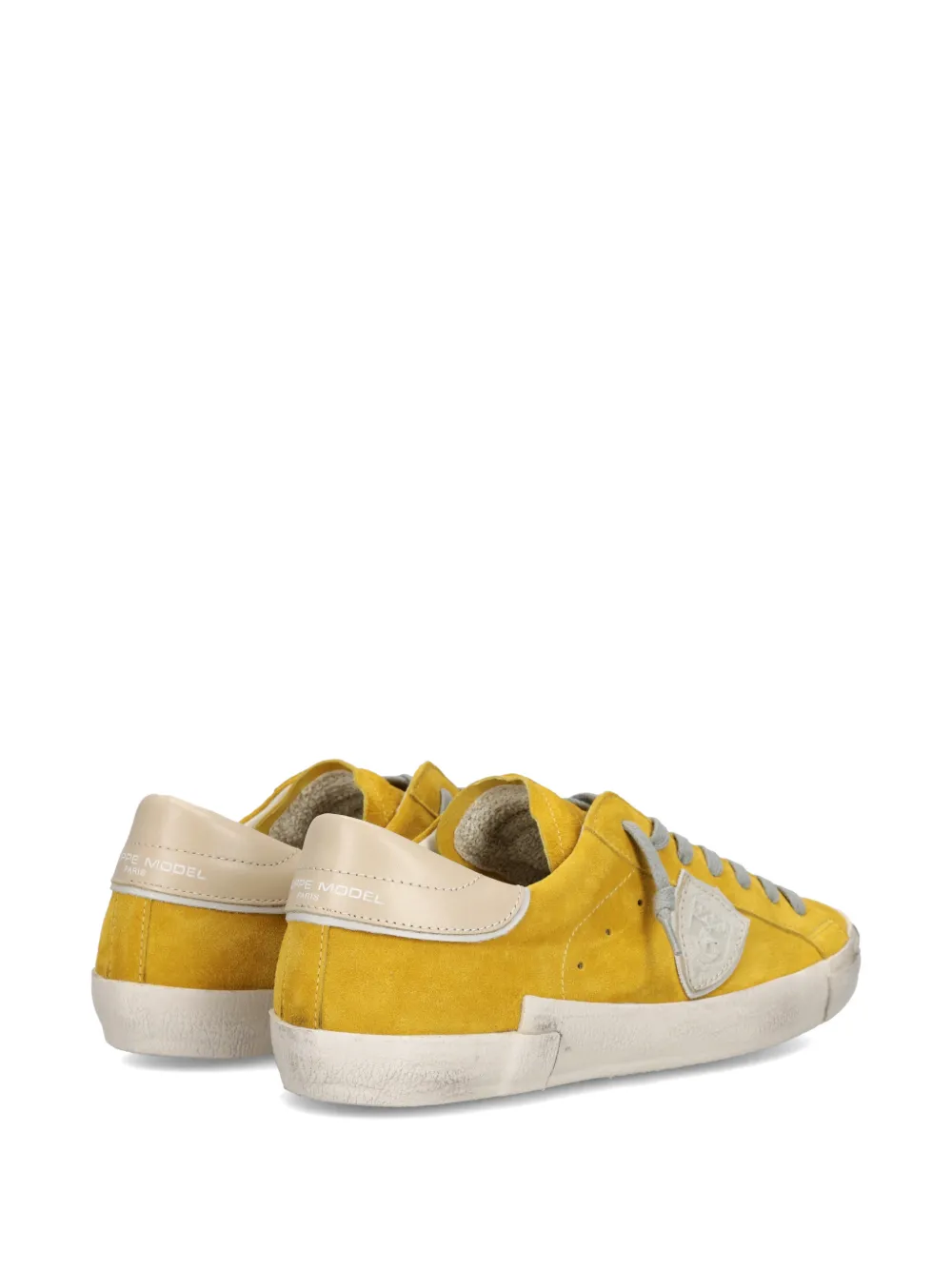 Philippe Model Paris Prsx leather low-top sneakers Geel