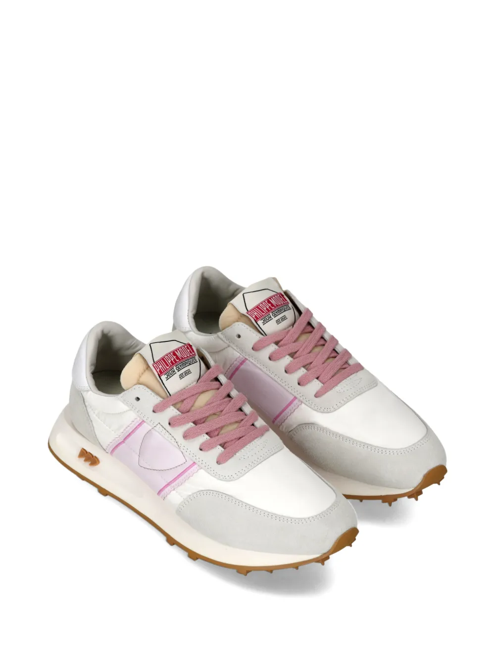 Philippe Model Paris Pink Tour gewatteerde low-top sneakers Grijs