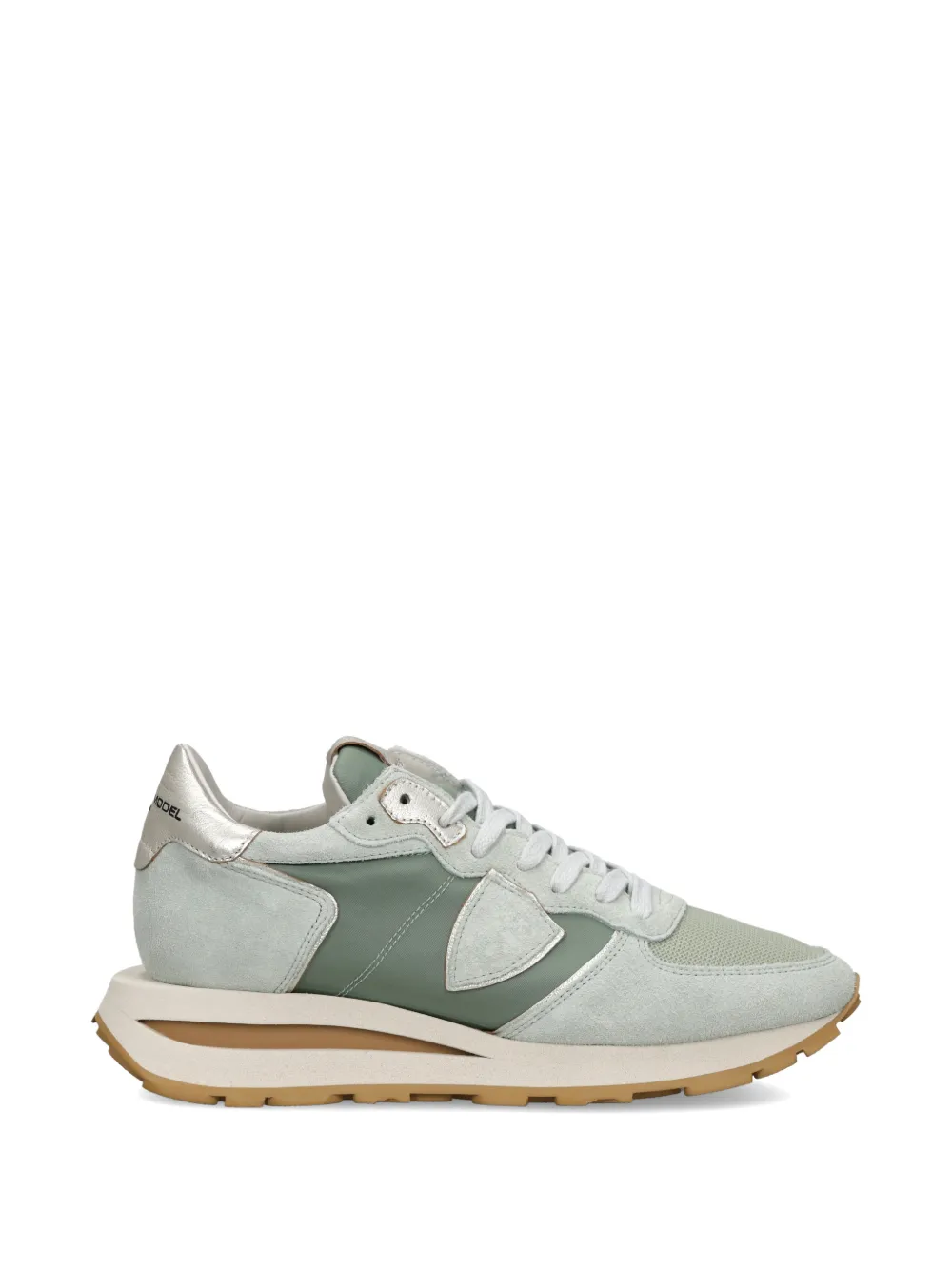 Philippe Model Paris Tropez Haute sneakers met vlakken Groen