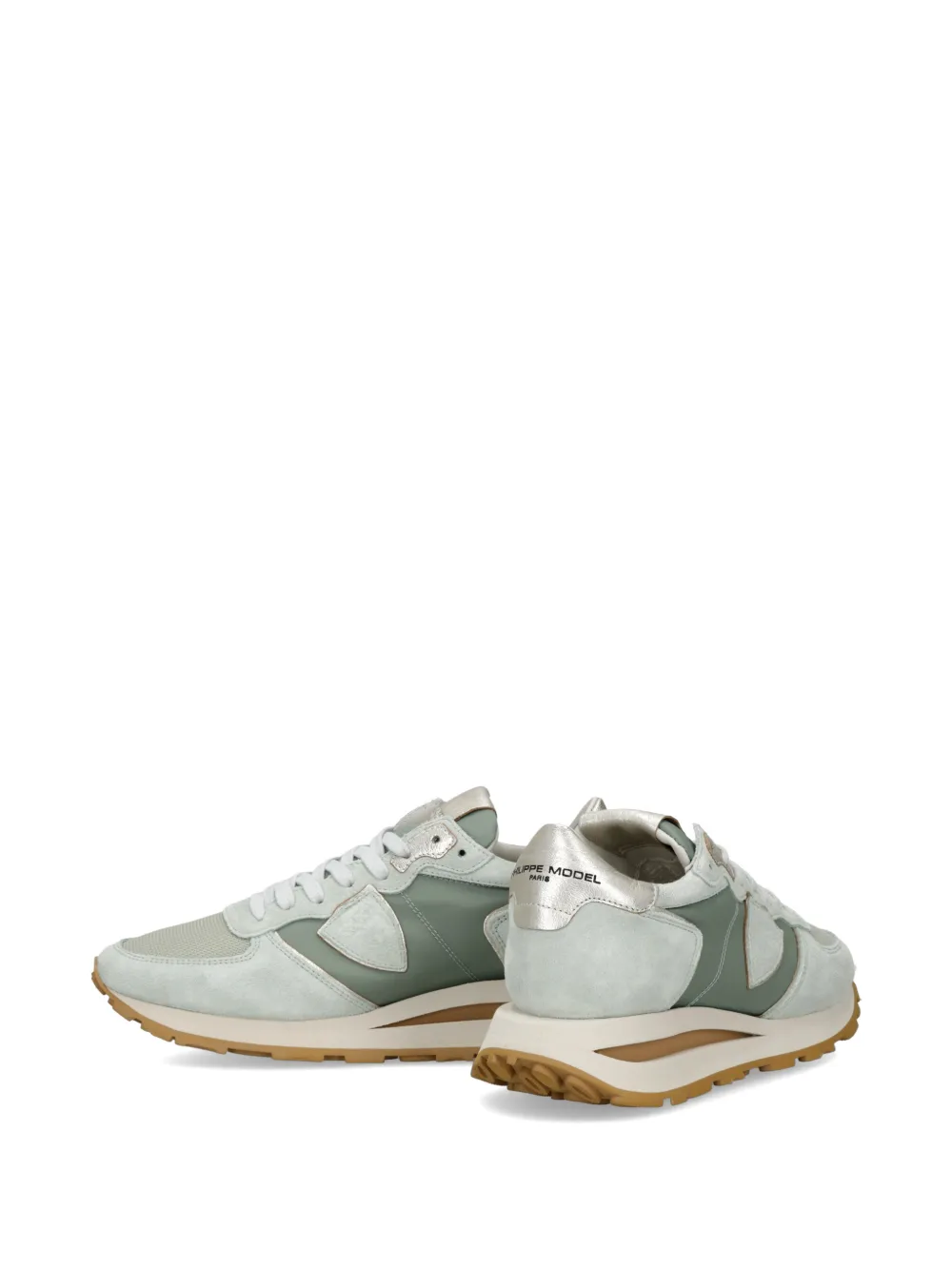 Philippe Model Paris Tropez Haute sneakers met vlakken Groen