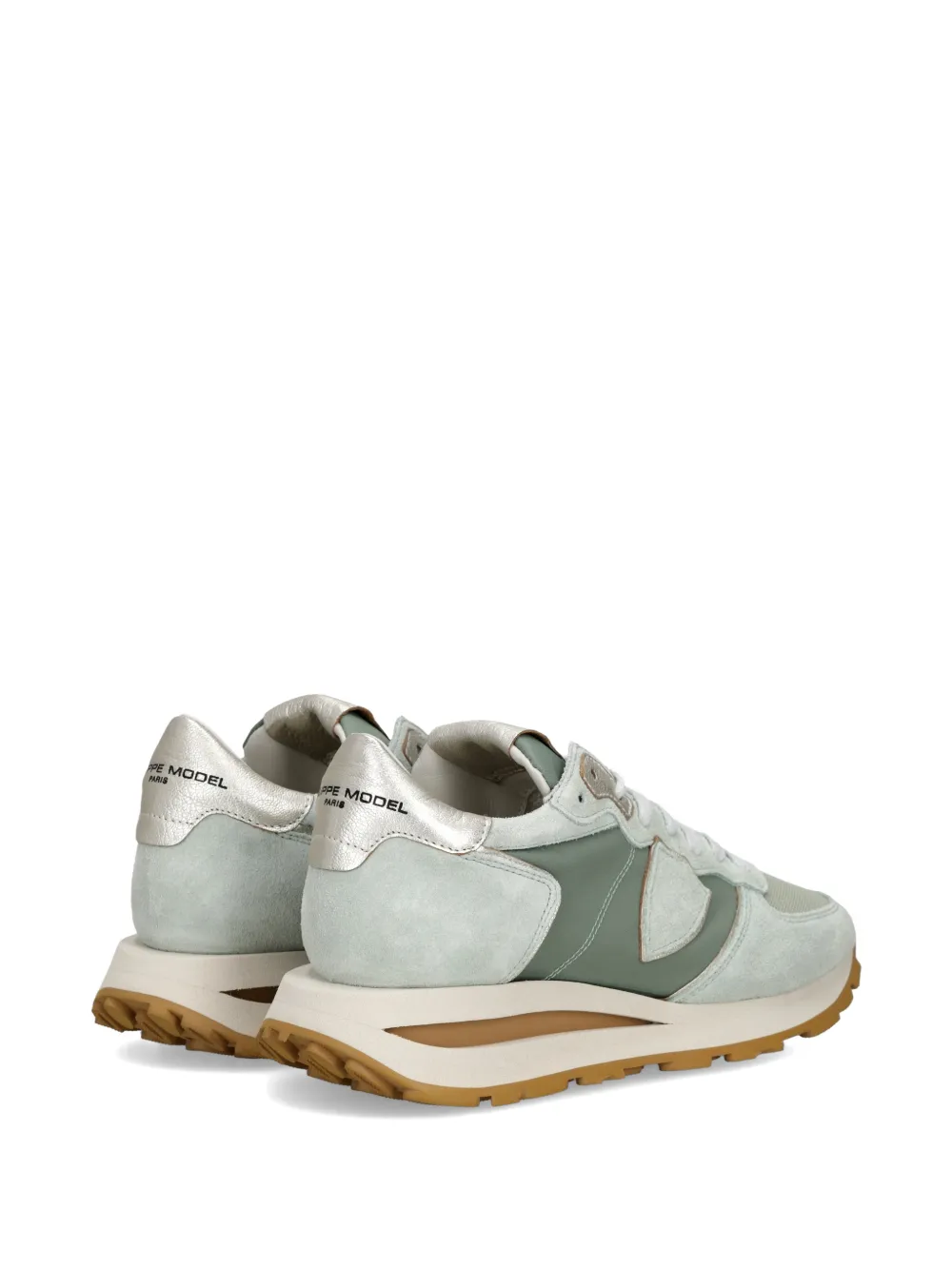 Philippe Model Paris Tropez Haute sneakers met vlakken Groen