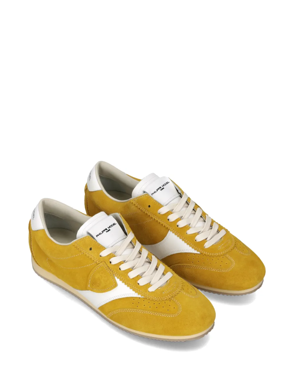 Philippe Model Paris lace-up fastening sneakers Geel