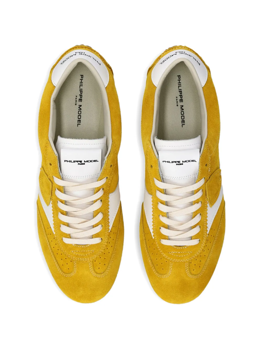 Philippe Model Paris lace-up fastening sneakers Geel