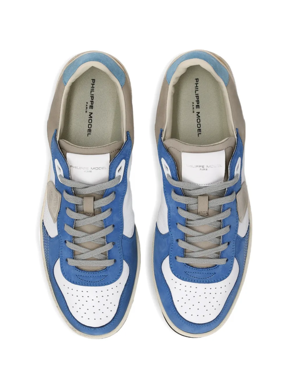 Philippe Model Paris Pgal low-top sneakers met vlakken Wit