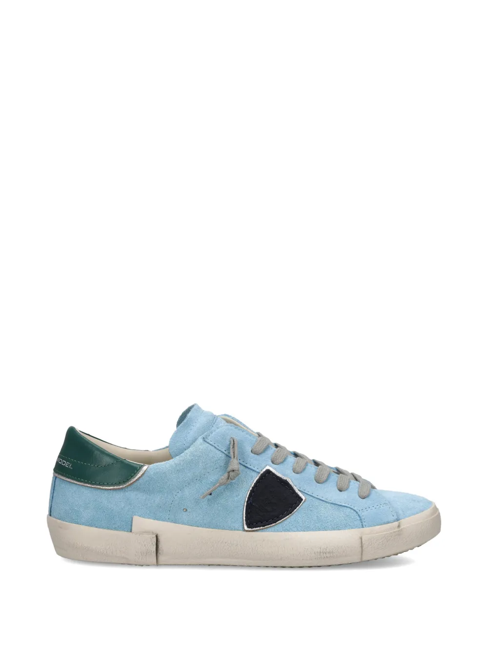 Philippe Model Paris Prsx Low sneakers met triangel patch Blauw