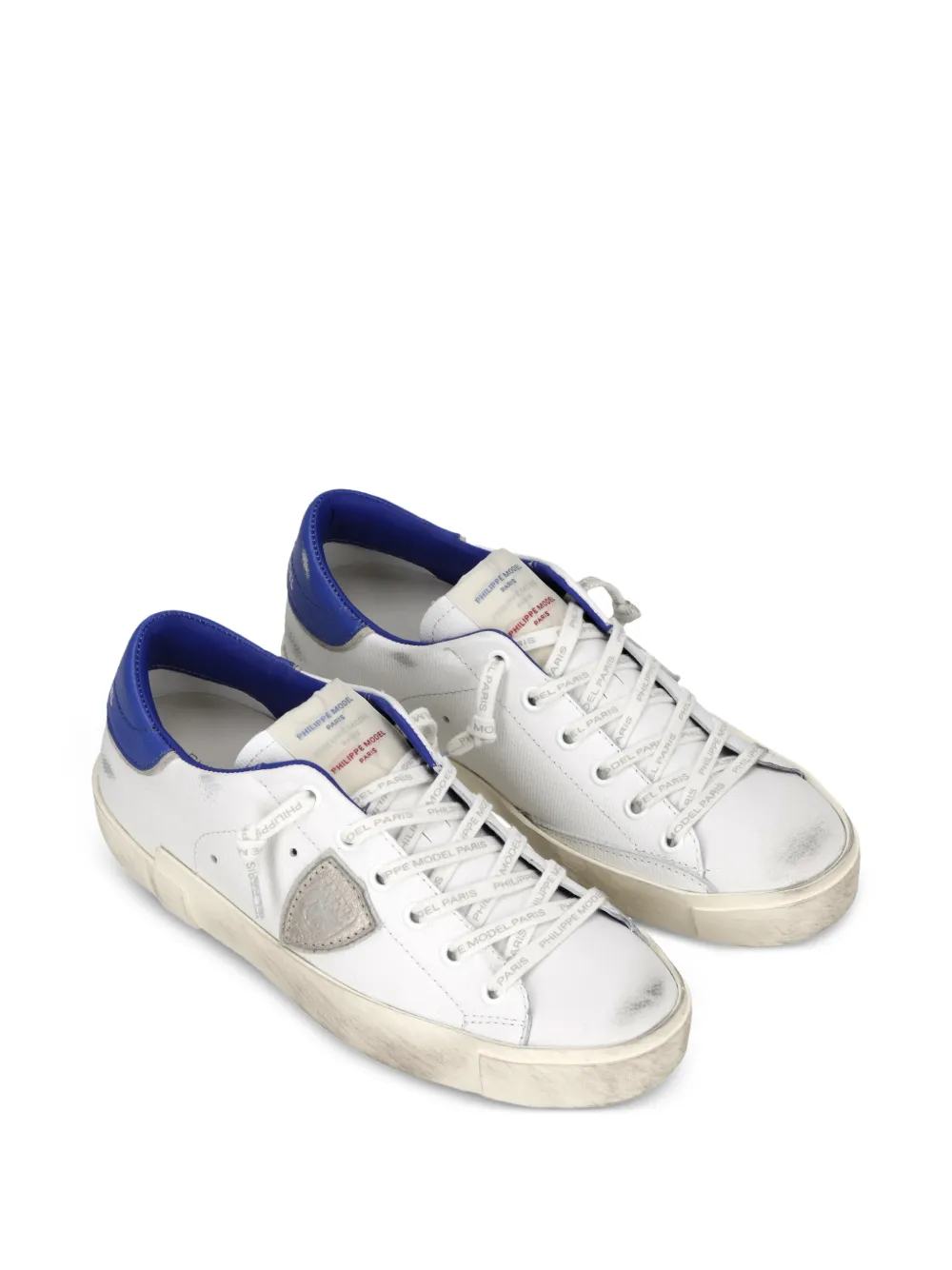 Philippe Model Paris Sneakers met logo-applicatie Wit