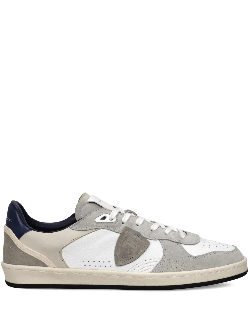 Philippe Model Paris Pgal perforated patch Trainers | White | Image 1