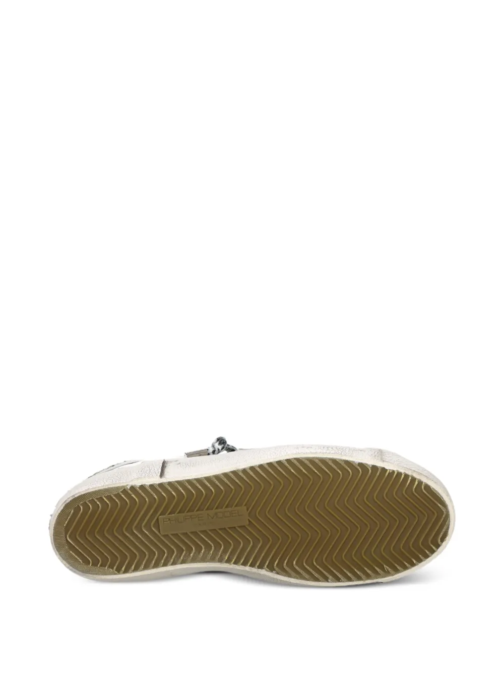 Philippe Model Paris PRSX low-top sneakers met glitter Wit