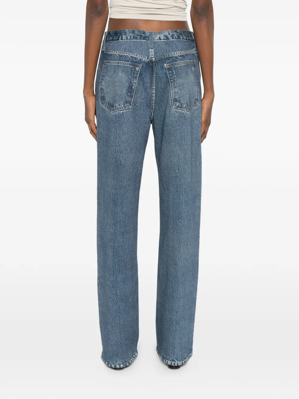 rag & bone Broek met knopen Blauw