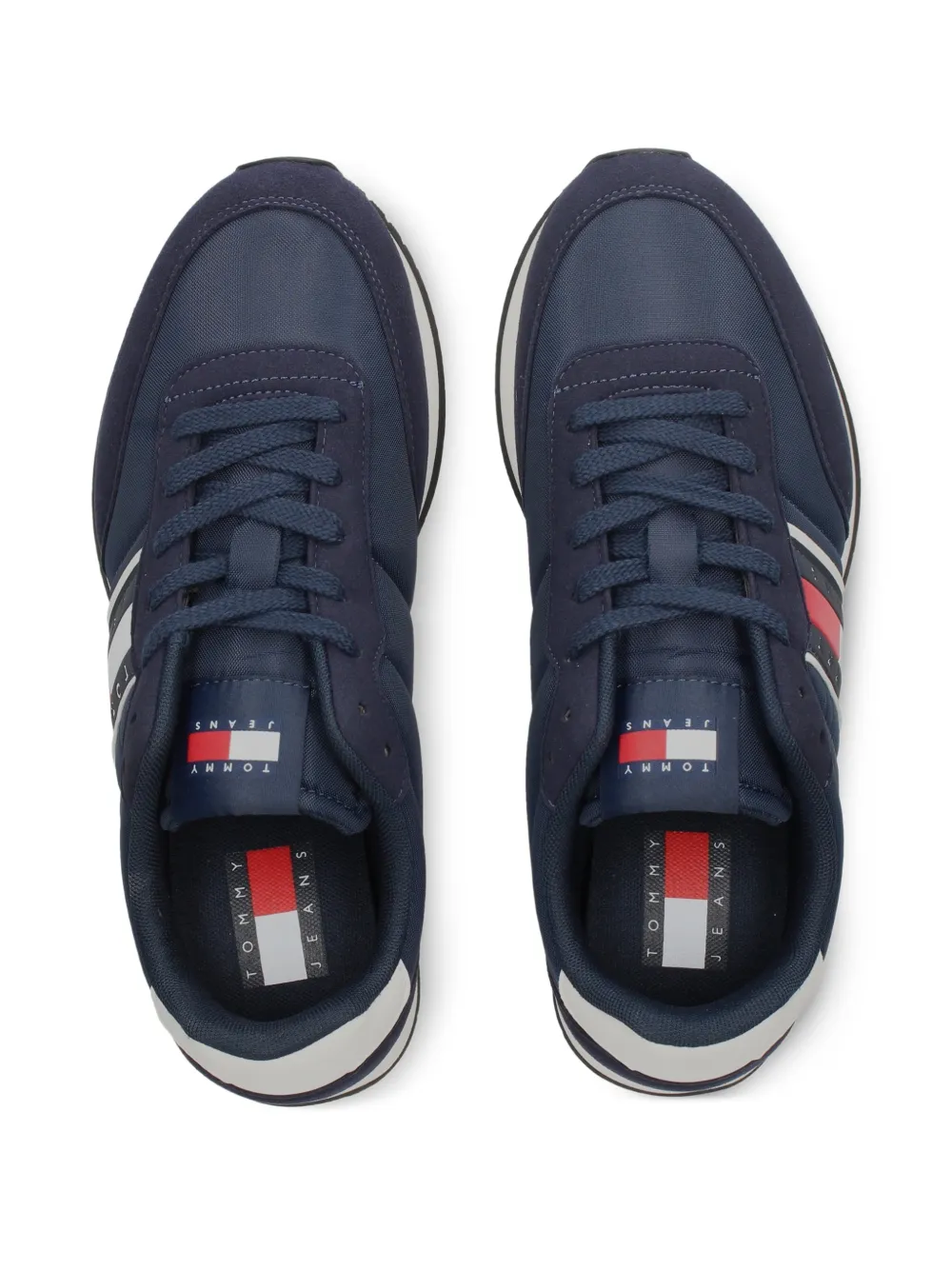 Tommy Jeans Sneakers met logo Blauw