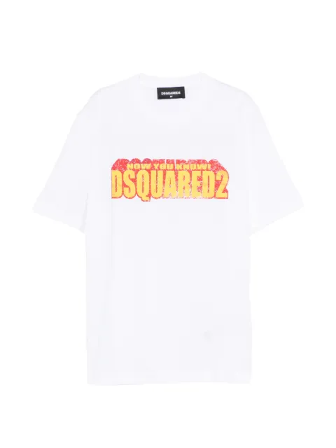 DSQUARED2 KIDS playera con detalle del logo