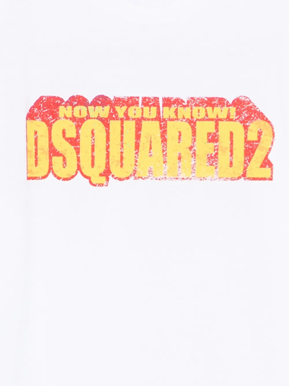  Dsquared2 Kids Logo-detail T-shirt - White 