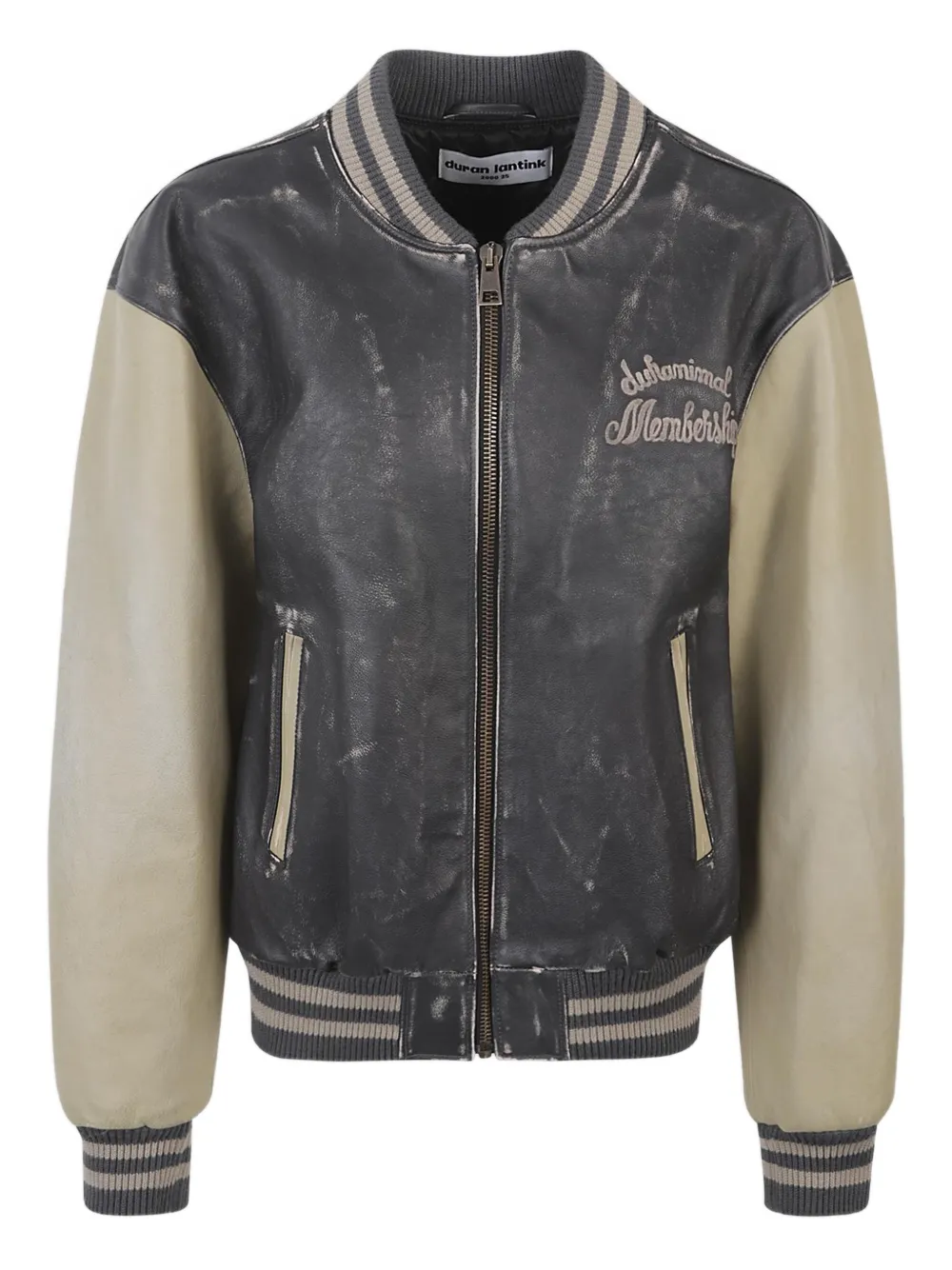 Duran Lantink Duranimal leather jacket | Black | Image 1