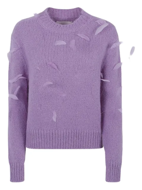 Jil Sander feather-embellished sweater
