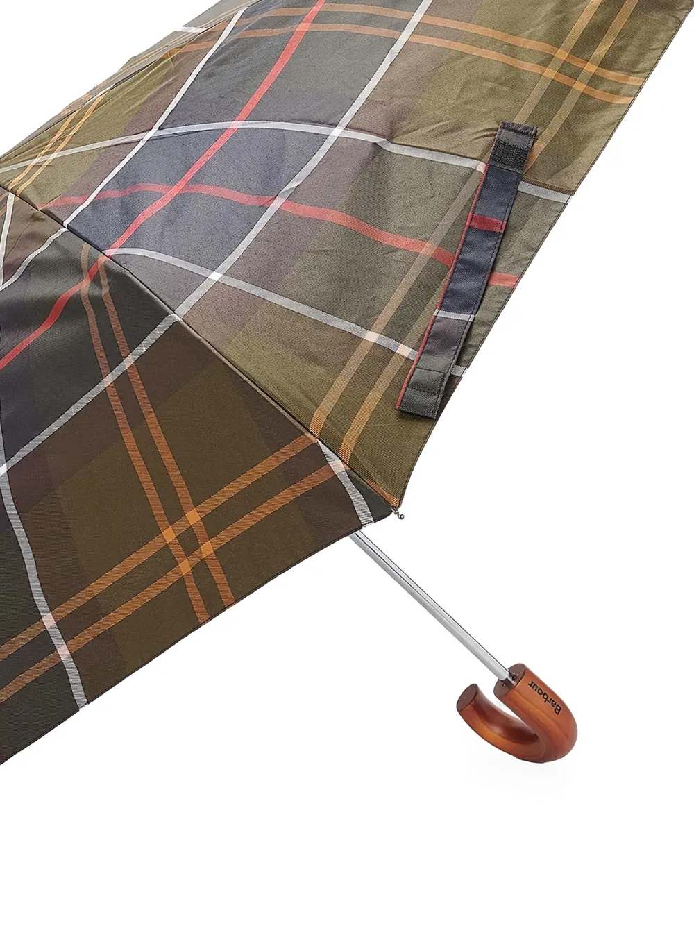 Barbour mini tartan umbrella - Groen