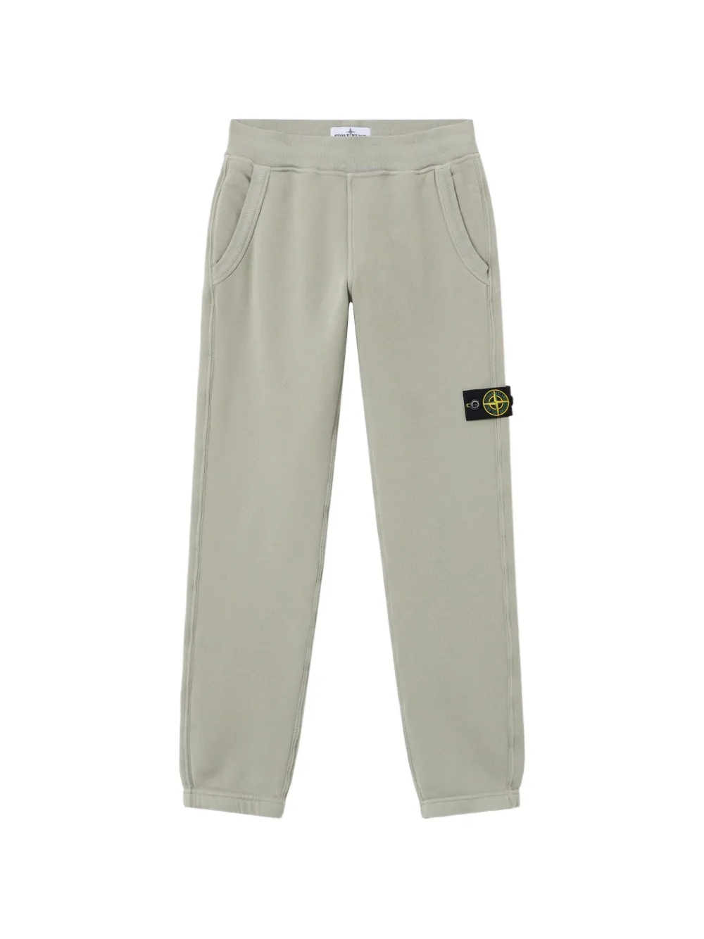 Stone Island Junior logo patch track pants - Grigio