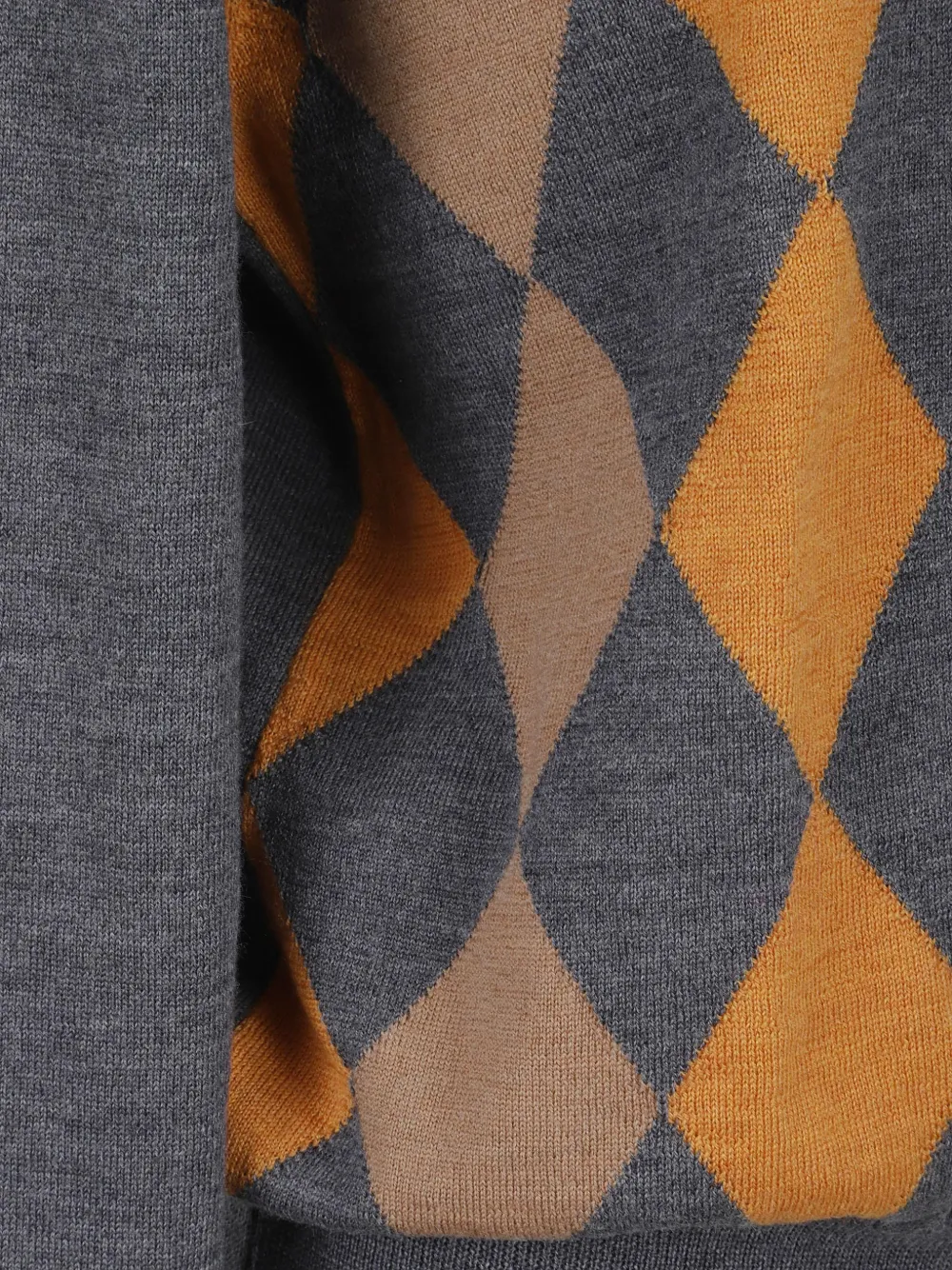 Gimaguas Fran Argyle Hoodie In Gray