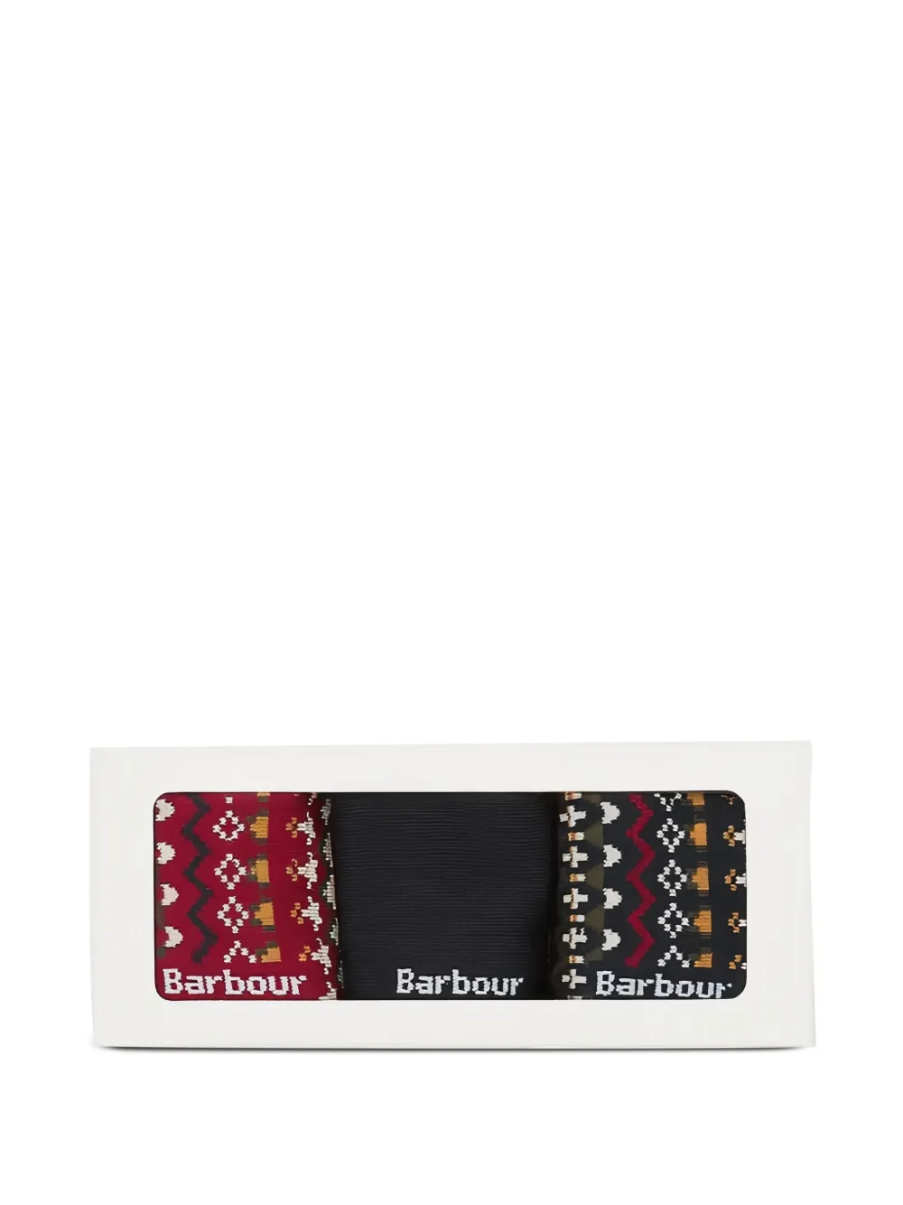  Barbour Marlow Socks (pack Of Three) - Red 
