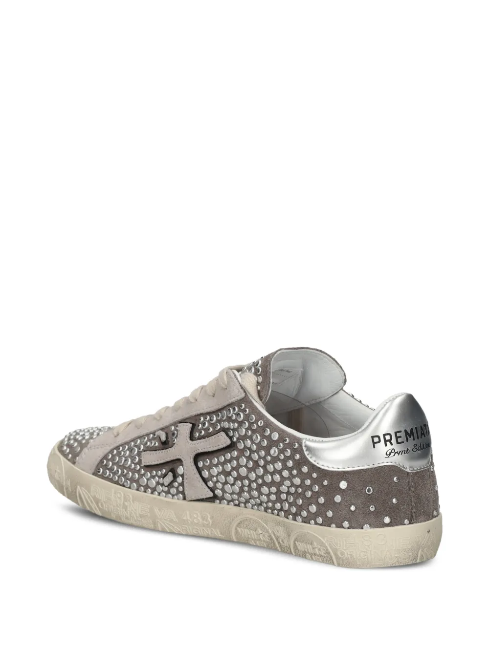 Loop 80mm two-tone mules