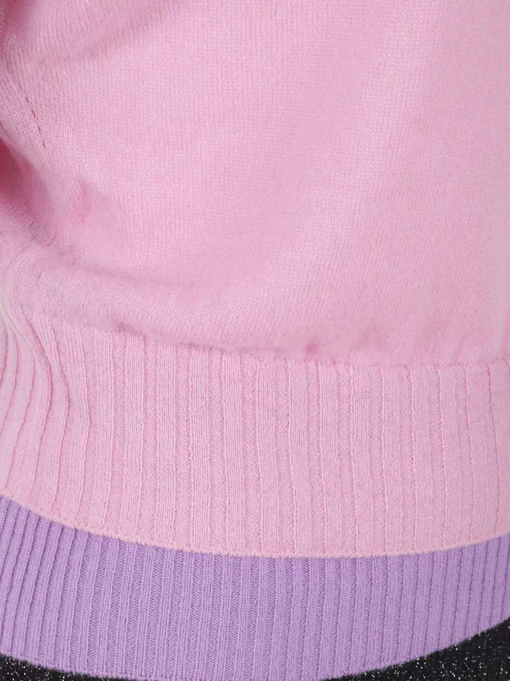 August Barron Layered-design Sweater In Multi