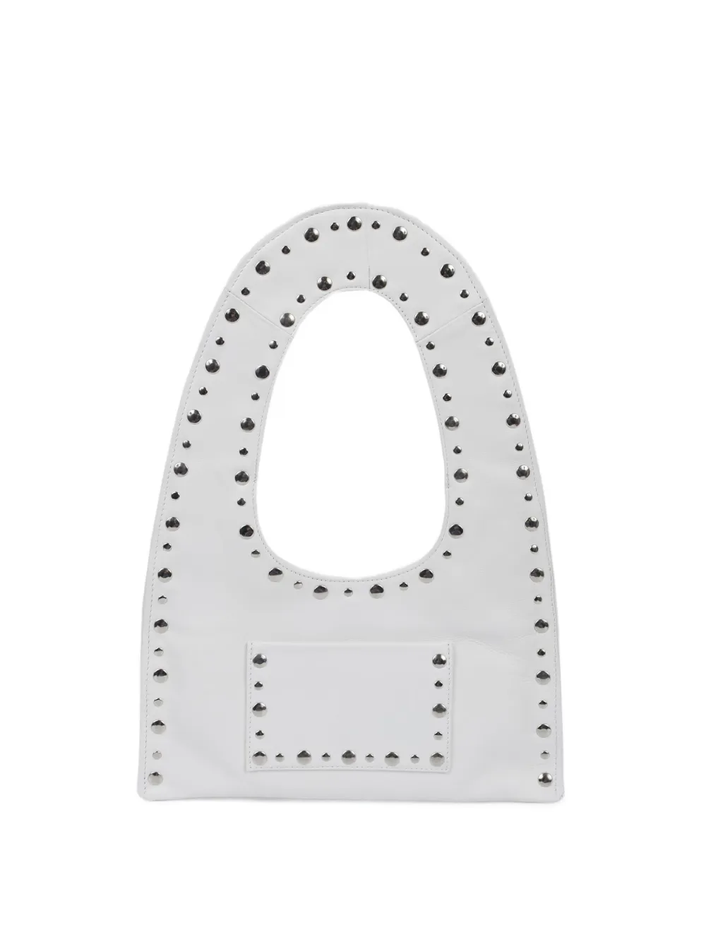 Gimaguas Mini Franca Studded-embellishment Tote Bag In White