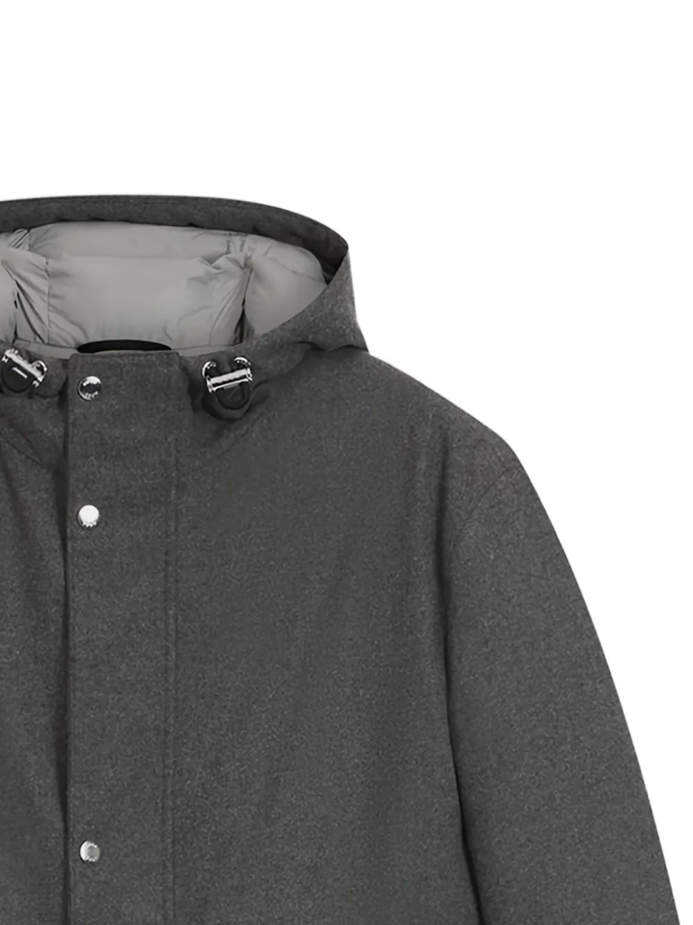 BOSS 후드 패딩 코트 | 싱글 브레스티드 코트 | Image 2