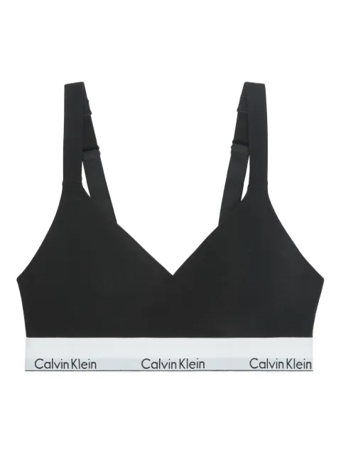 Calvin Klein logo-waistband bra