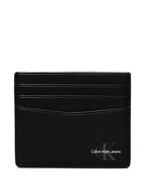 Calvin Klein logo-print card holder