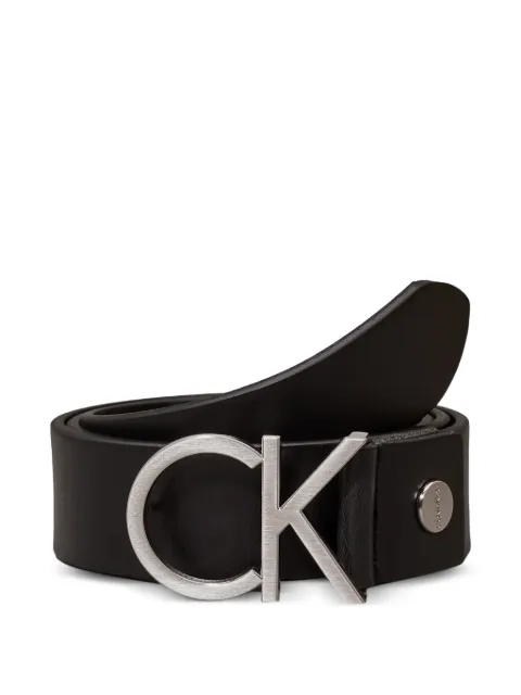 Calvin Klein logo leather belt