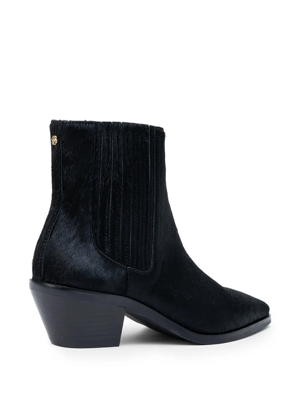 BOSS Laarzen met puntige neus Zwart