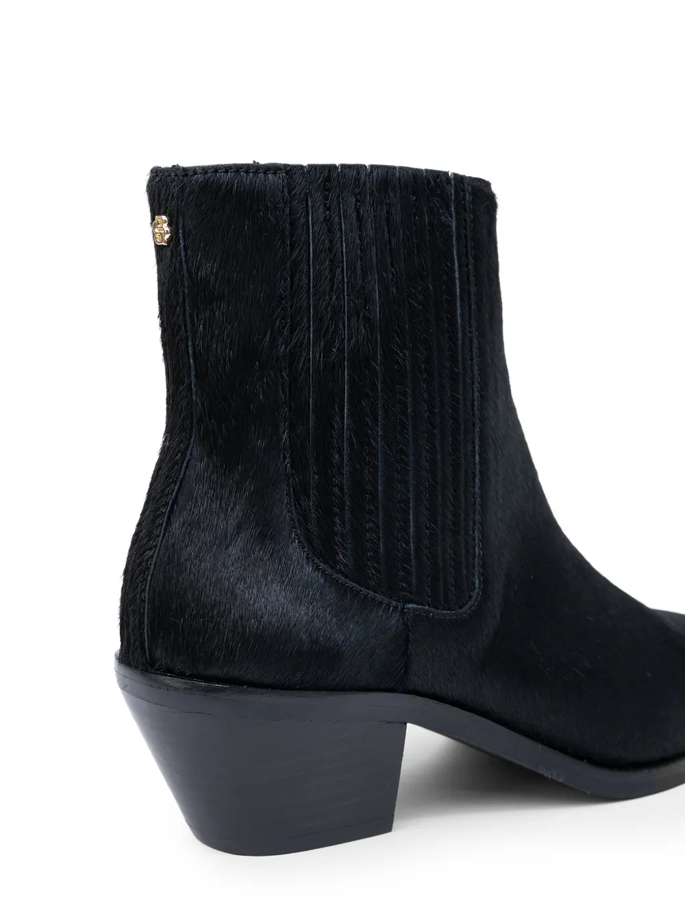 BOSS Laarzen met puntige neus Zwart