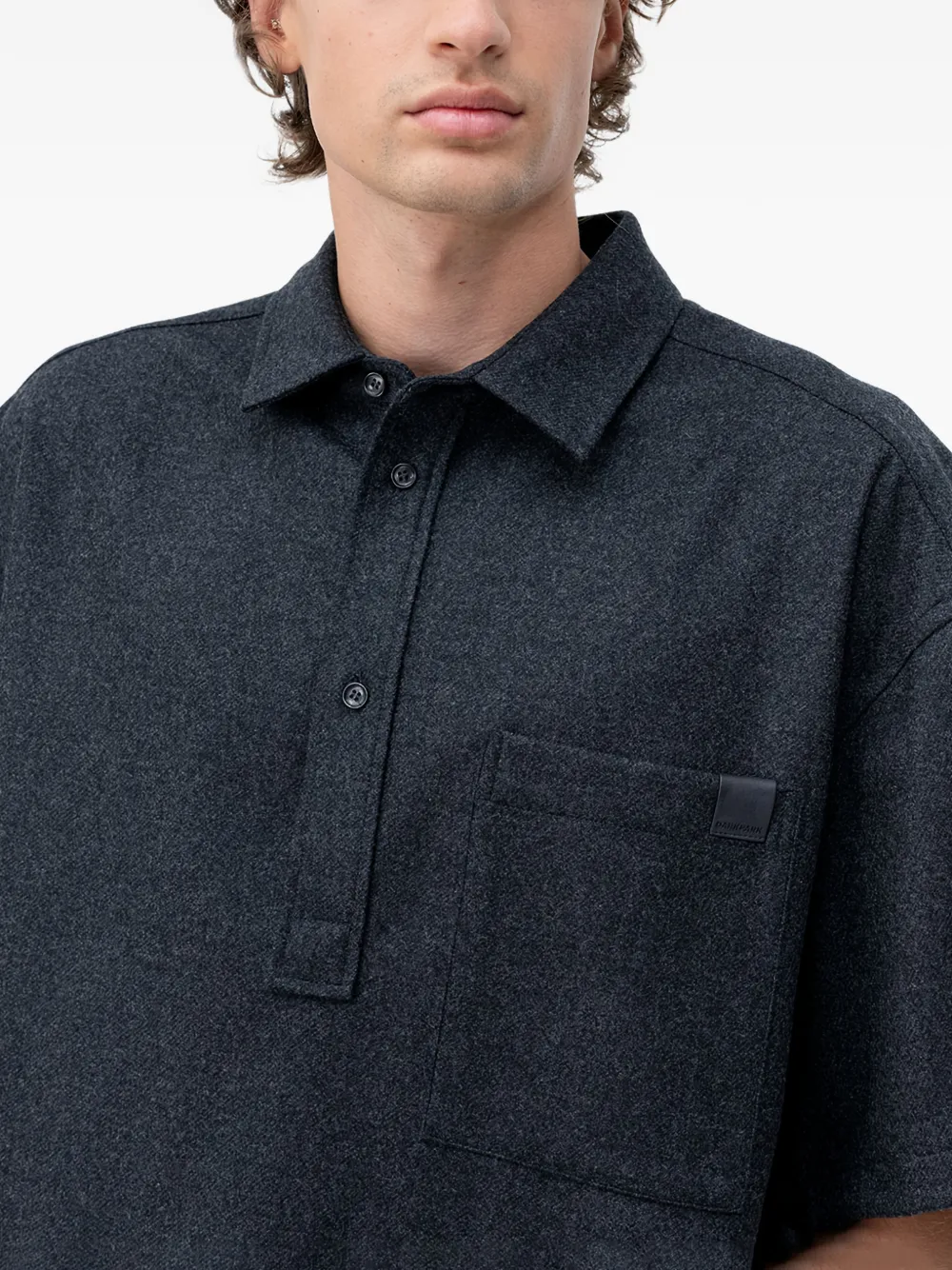 DARKPARK Alex poloshirt met zak Grijs