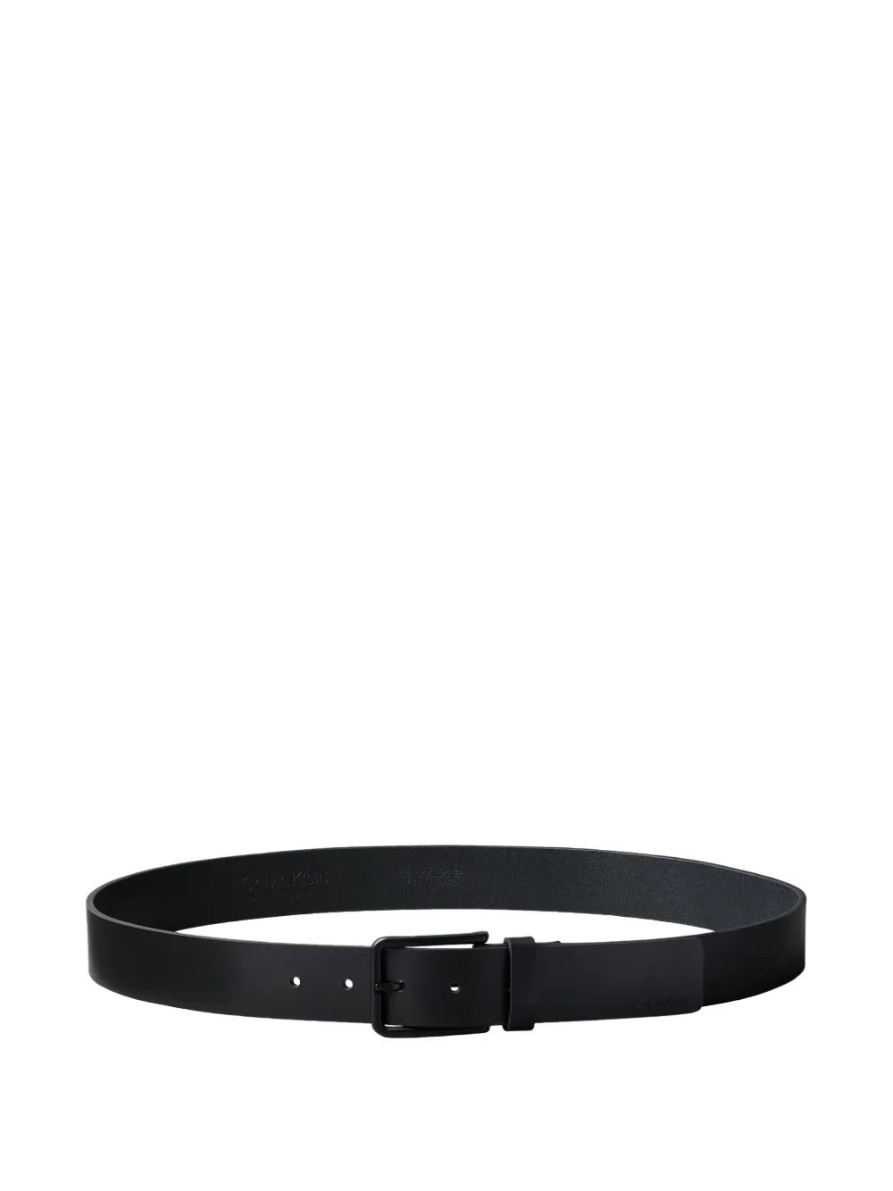 Calvin Klein square-buckle leather belt | Black | Image 1