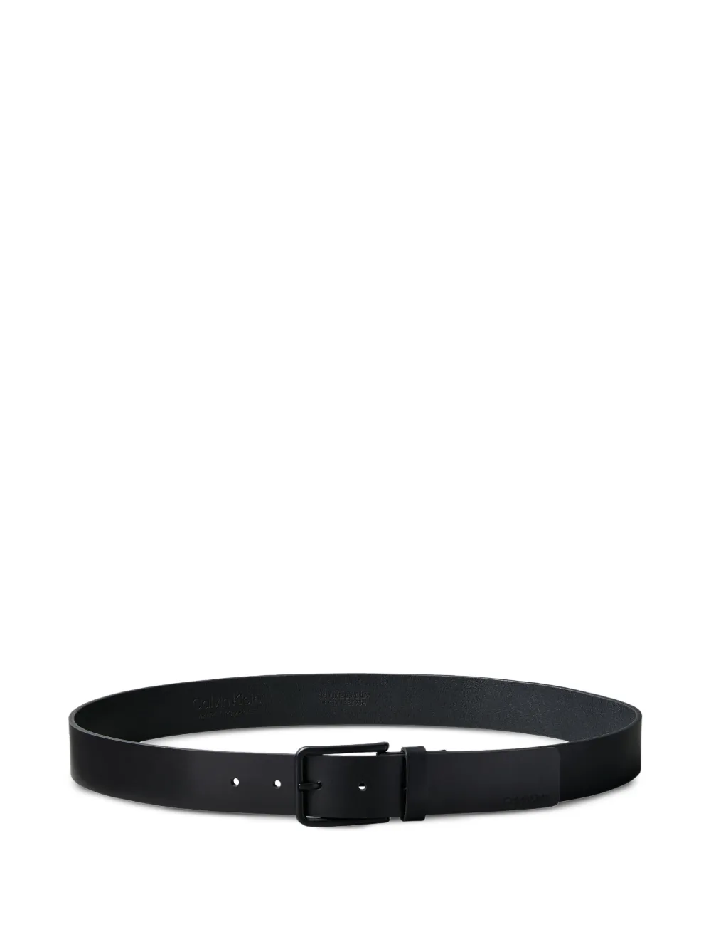 Calvin Klein square-buckle leather belt - Nero