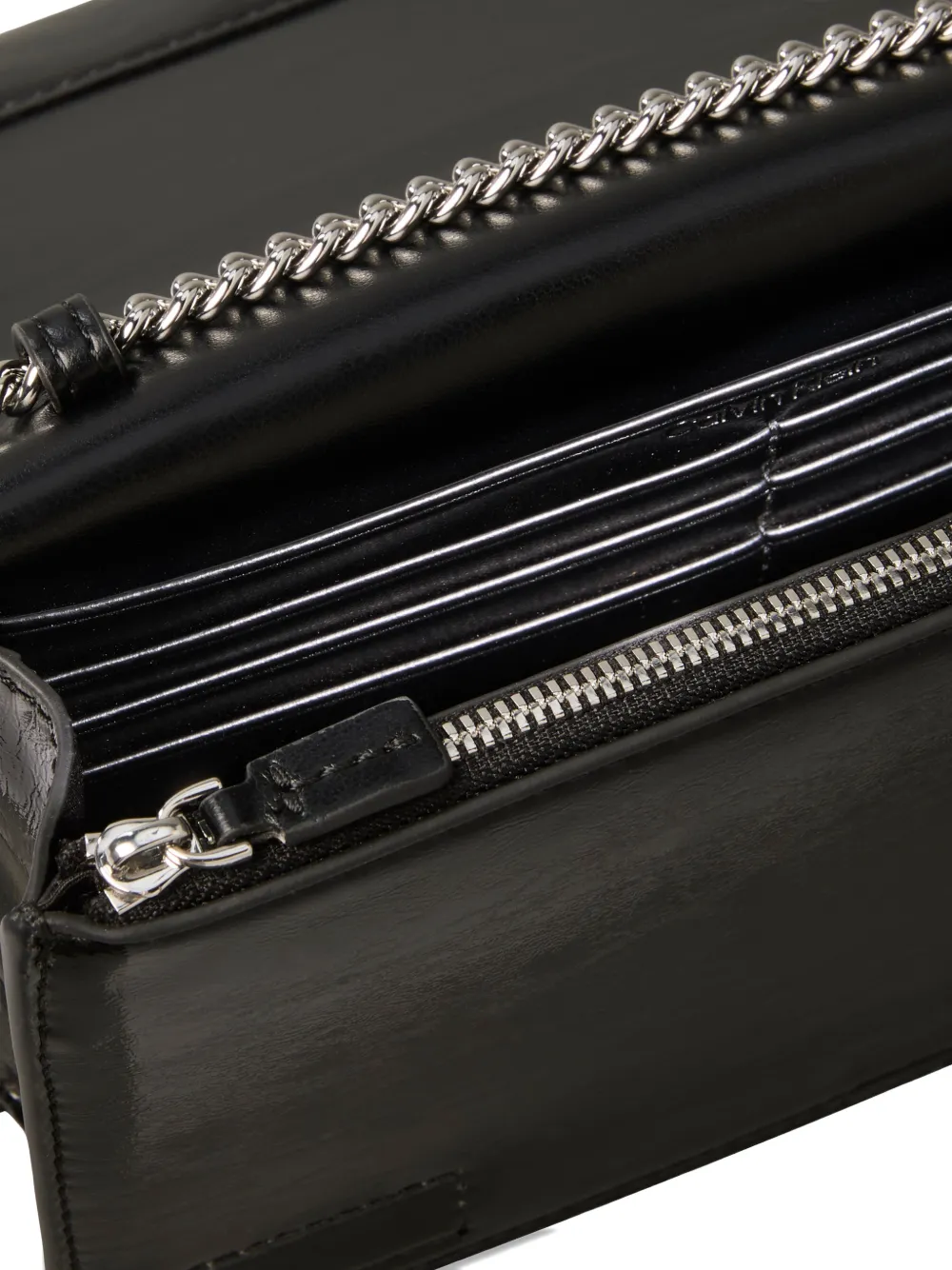 Calvin Klein Chain-strap Logo Wallet In Multi