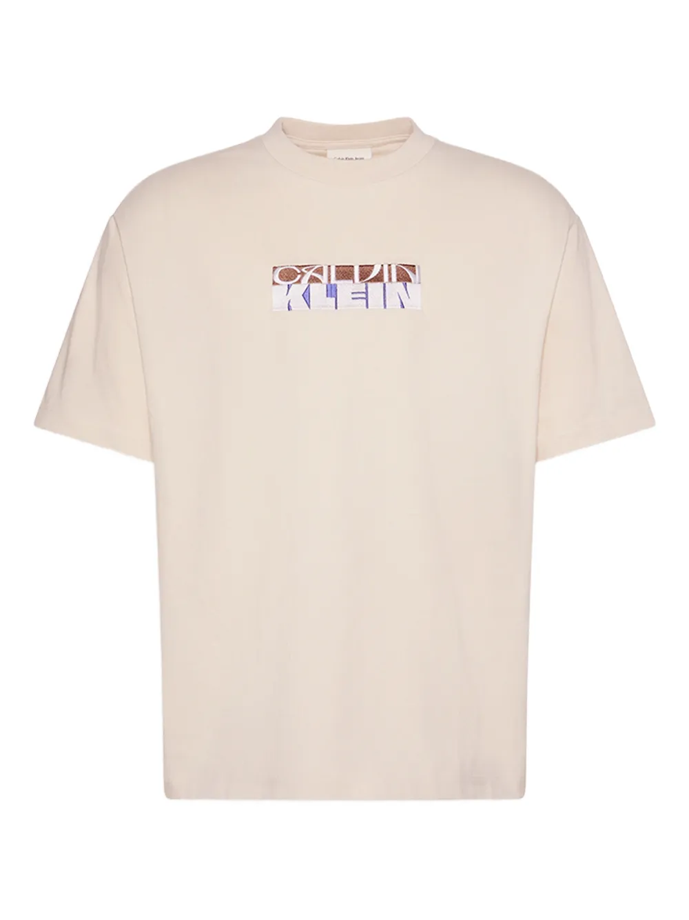 Calvin Klein camiseta con logo gráfico | neutro | Image 1