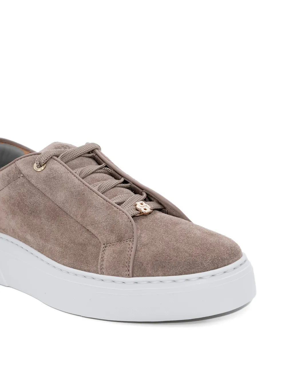 BOSS logo sneakers Beige