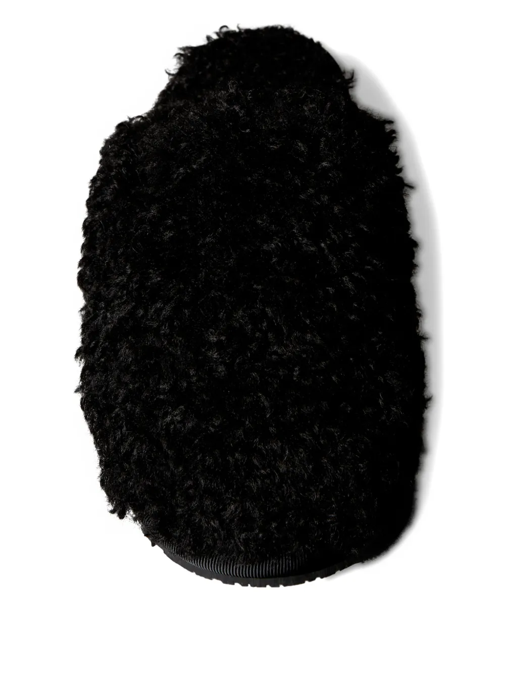 Calvin Klein Slippers met imitatie lamswol Zwart