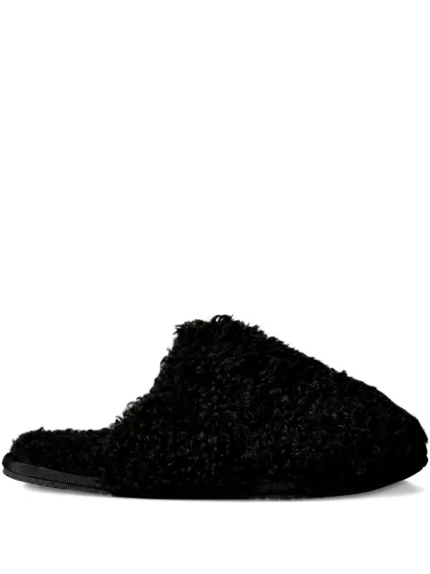 Calvin Klein faux-shearling slippers