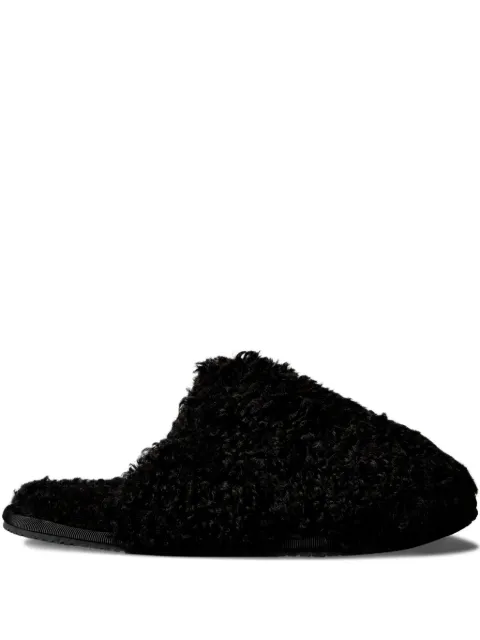 Calvin Klein faux-shearling slippers
