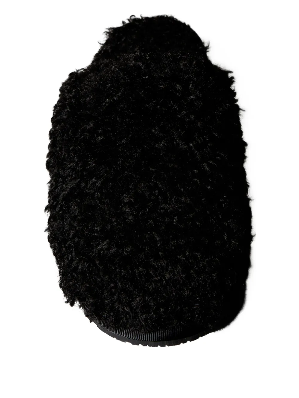 Calvin Klein Slippers met imitatie lamswol Zwart