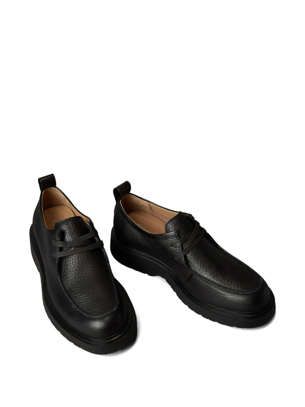 Calvin Klein Derby-Schuhe aus strukturiertem Leder | Derby-Schuhe | Image 2