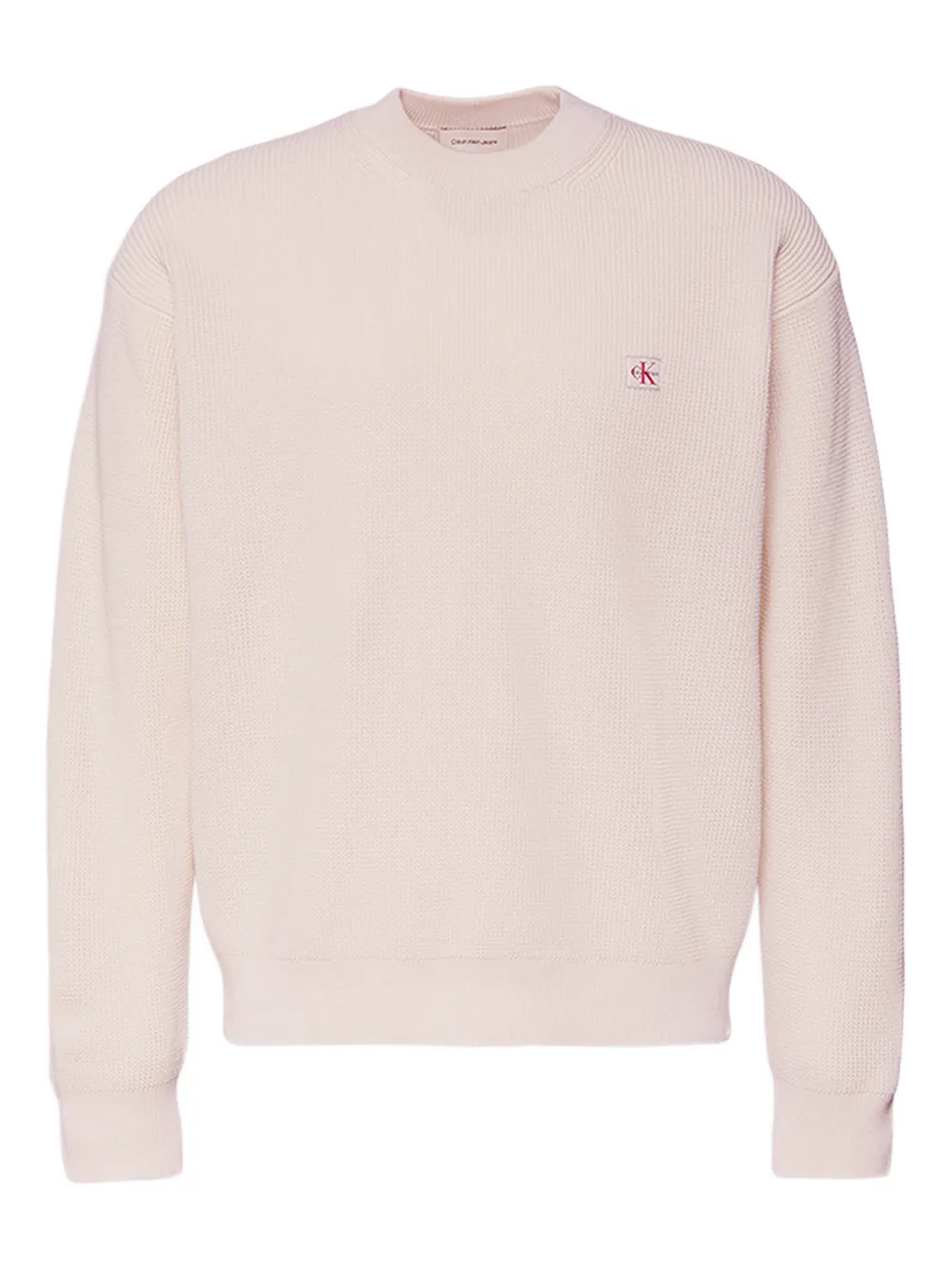 Calvin Klein Maglione girocollo con logo | toni neutri | Image 1